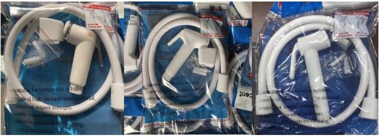 PVC HEALTH FAUCET COMPLETE SETPVC HEALTH FAUCET COMPLETE SET 1 MTR - 55/- (100 PC Cartoon)