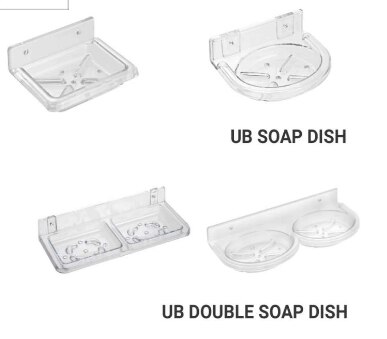 UB SOAP DISH - 27UB DOUBLE SOAP DISH - 55
