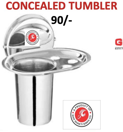 CONCEALED TUMBLER - 90/