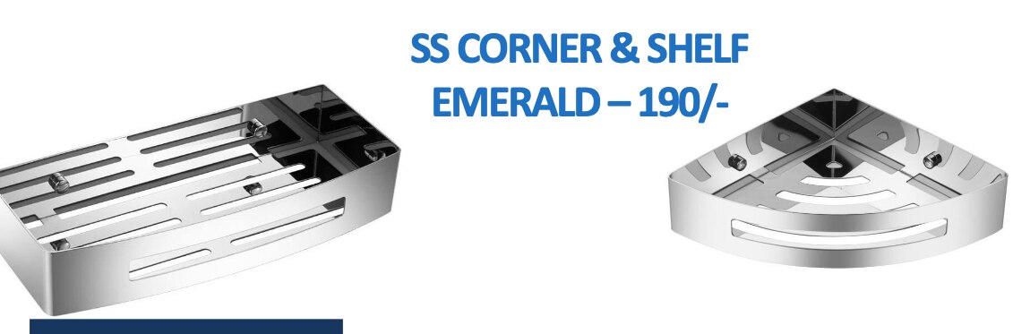 SS CORNER & SHELF EMERALD – 190/