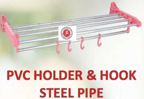 PVC HOLDER & HOOK STEEL PIPE