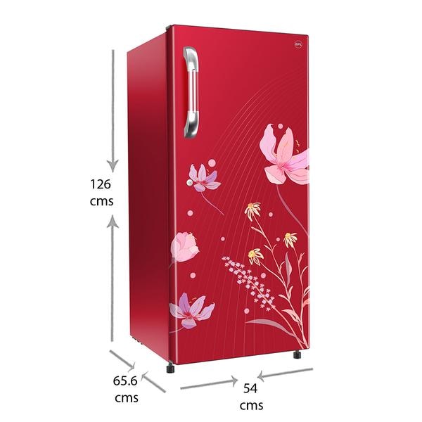 Rotary Compressor : Standard type of Compressor with Easy MaintenanceDirect Cool : Economical, consumes less electricity, requires manual defrosting3 Star : For Energy savings up to 35%Antibacteria Gasket
