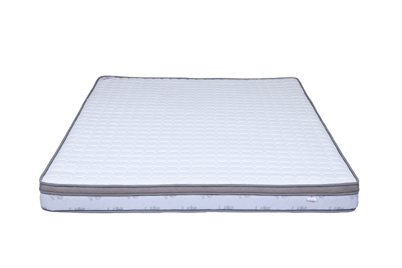 A combination of memory foam , HD foam and ortho rebonded foam . Memory foam works on pressure points and equally distributed your body weight around your Spine and shoulders.