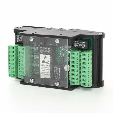 2 safety contactsSignalling output for each sensor (monitoring of both circuits of the sensors) and and all sensors (Y5, group signal)Input for up to 4 sensors per interface e.g.: magnetic safety switches type BNS, emergency stop devices, interlocking devices and othersPossibility to connect up to 4 sensors with non-isolated signals, e.g. the CSS products from Schmersal as well as AOPD’s (only PROTECT-PE-02
