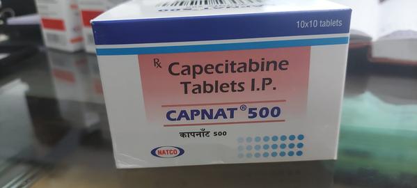 Capnat 500mg Tablet is used in the treatment of cancer of breast, colon, and rectum. It may be also used to treat other conditions, as determined by the doctor. It is used alone or in combination with some other medicine as a part of chemotherapy.