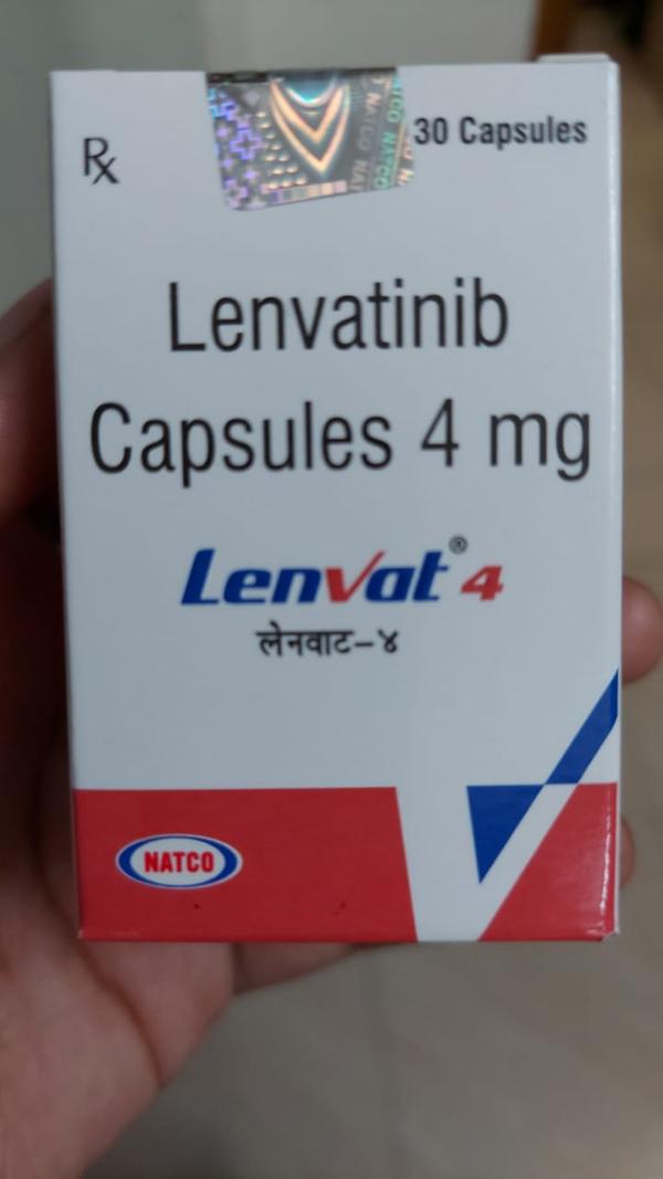 Lenvvat Capsule is an oral receptor tyrosine kinase inhibitor used in the treatment of thyroid cancer. Thyroid is a butterfly-shaped gland located at the base of your neck. Your thyroid produces hormones that regulate your heart rate, blood pressure, body temperature and weight.