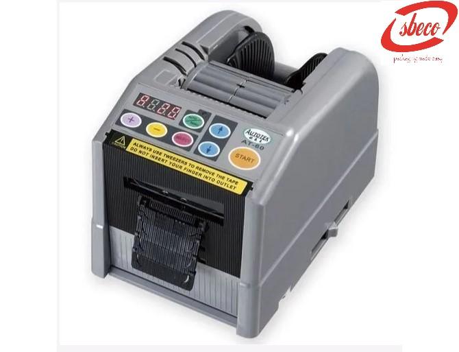 Useable Tape Width: 10mm to 60mm.Cutting length range: 20mm to 999mm.Core inner dimensions: 1” and 3” standard Core.Tape size limit per cut on Auto/ manual: 20mm to 999mm.MAX. Roll Outer Dimension: 150mm.Accuracy of cut: +/- 1mm.Length Settings: Digital.Power in voltage: 100v,120v,220-240v.Body Material: ANTISTAIC ABS.Memory Function available: Available, A to F in memory.Cut counter: Available.Dispenser dimension: 116mmX 213mm X 140mm.Feeding speed:  200 MM/SEC.s.Display: 3digit LED alpha numeric.Useable tape: Filament, Acetate Cloth, Glass Cloth, Double-Sided PVC- PP- Polyester-tissue-foam*-cloth, Cellophane, Craft, Masking, PVC, surface protection, polyester tape, and many more.Usable Non-adhesive Material	Protection Film, Paper Tape, Insulation Film, Aluminium Foil, Copper Foil etc.Video link:	https://youtu.be/KVkh5239DFg