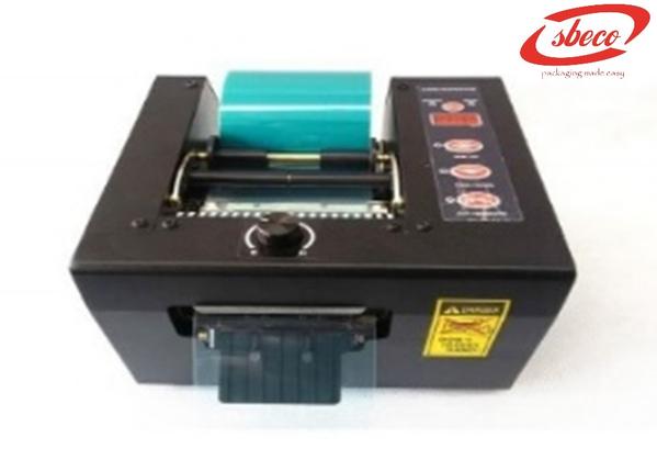 Useable Tape Width:	24mm to 80mm.Cutting length rage:	25mm to 999mm.Core inner dimensions:	1” and 3” standard Core.Free Flow manual mode:	Available.MAX.Roll Outer Dimension:	150mm.Accuracy of cut	+/- 1mm.Length Settings	Digital.Power in voltage	AC110V/220V 50/60HZ  25W.Body Material.	Metallic body.Weight	5.5 Kgs.Cut counter	NO.Dispenser dimension: 	190mm(w)*140mm(h)*230mm(d).Feeding speed:  	300 MM/SEC.s.Display: 	3digit LED numeric.Useable tape:	Filament, Acetate Cloth, Glass Cloth, Double-Sided PVC- PP- Polyester-tissue-foam*-cloth, Cellophane, Craft, Masking, PVC, surface protection, polyester tape, and many more.Usable Non-adhesive Material	Protection Film, Paper Tape, Insulation Film, Aluminium Foil, Copper Foil etc.Video link:	https://youtu.be/ltDrisILD90.