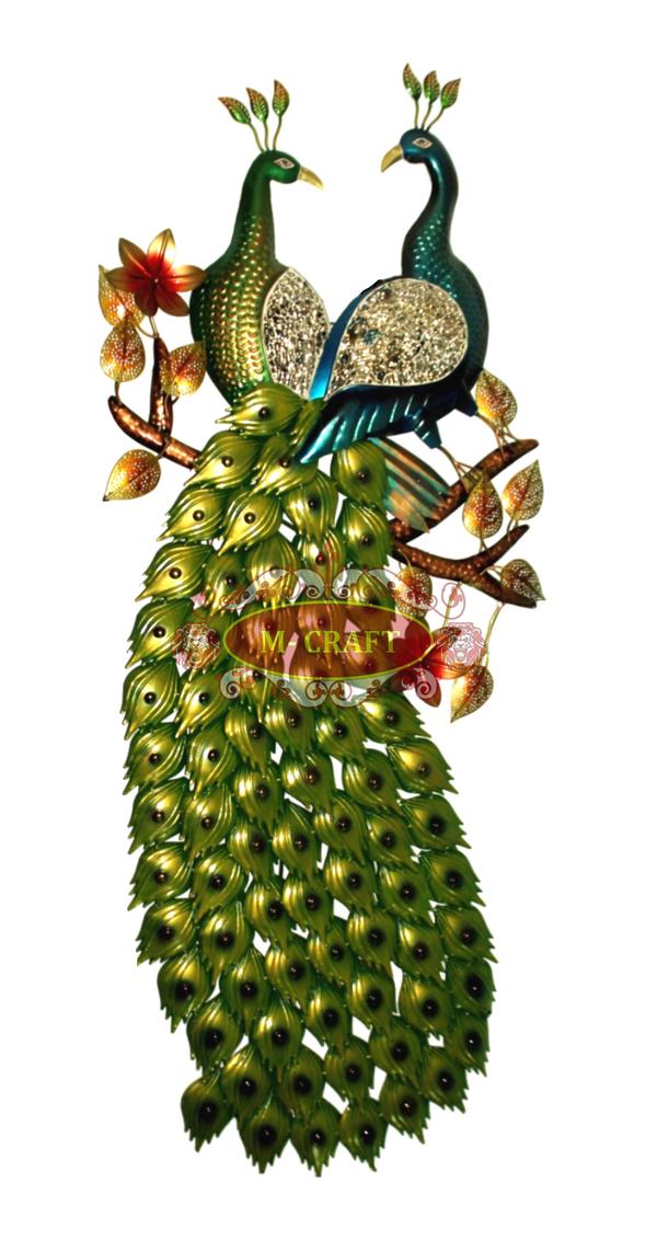 METAL - LED PEACOCK WALL DECOR (MC-LP01)