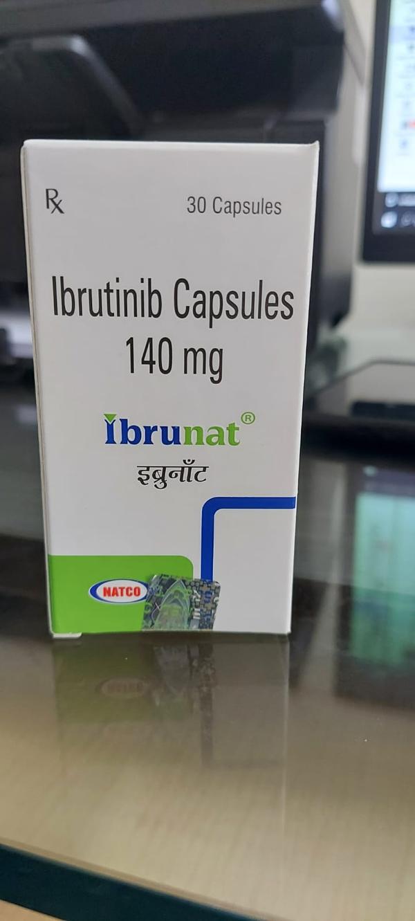 Ibrunat Capsule is used in the treatment of mantle-cell lymphoma and blood cancer (chronic lymphocytic leukemia). It is also used in chronic lymphocytic leukaemia who have received at least one prior therapy.