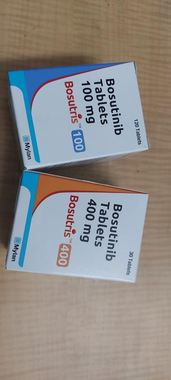 Bosutris Tablet is an anti-cancer medicine. It is used in the treatment of certain blood cancer known as chronic myeloid leukemia. This medicine helps to slow down the growth and multiplication of cancer cells, thereby reducing the progress of the disease.