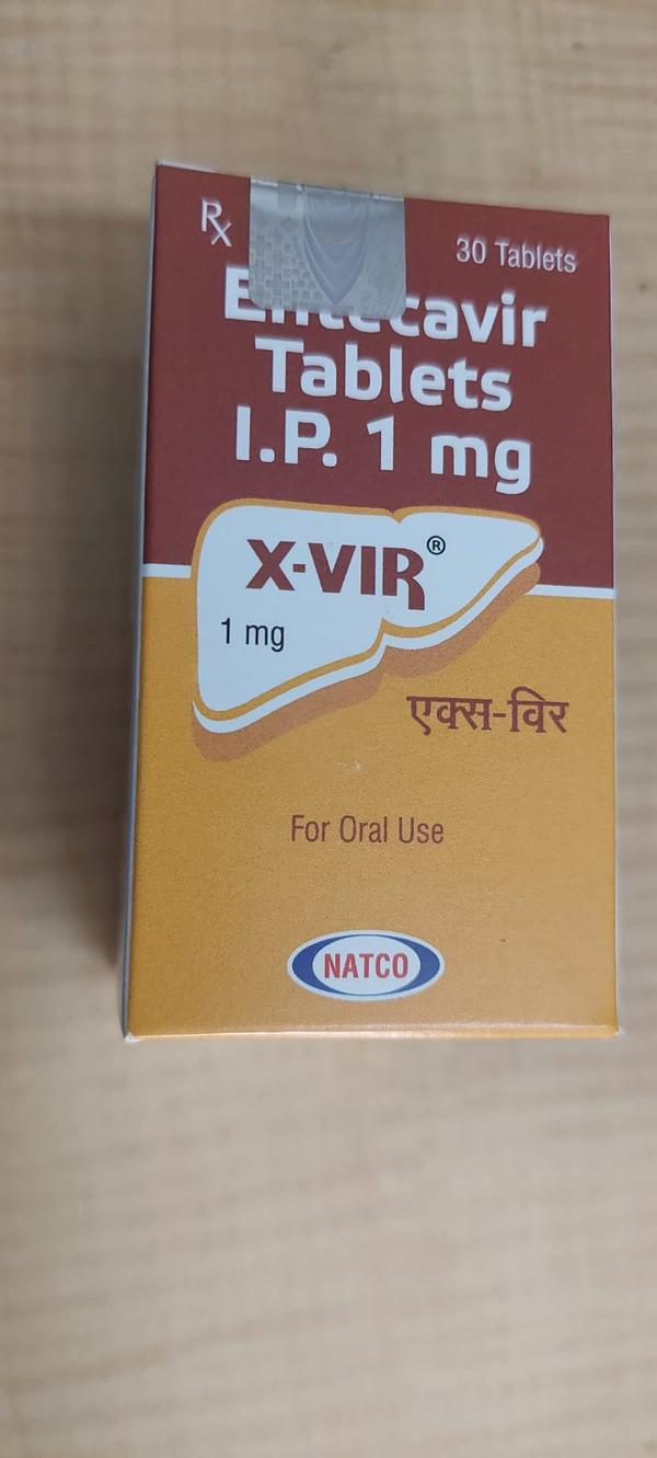 X-VIR (Entecavir), is an antiviral medication used in the treatment of hepatitis B virus infection. In those with both HIV/AIDS and HBV antiretroviral medication should also be used.