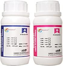 Jay Enterprises LSR-120 is little harder than LSR-115 and it is mainly used for making molds of food grade applications like chocolate,candy products and life casting applications. It also can be used for making molds for concrete stone,GRC,polyurethane products ; wax, candle decoration ; rapid prototypingIts food Grade Two-part silicon rubber: flowable addition cure siliconMedium Fast curing. Cures at room temperature within 5-8 hours.An exceptional fluidity and good operability, easy to demold.Good tensile and tear strength, no shrinkage.