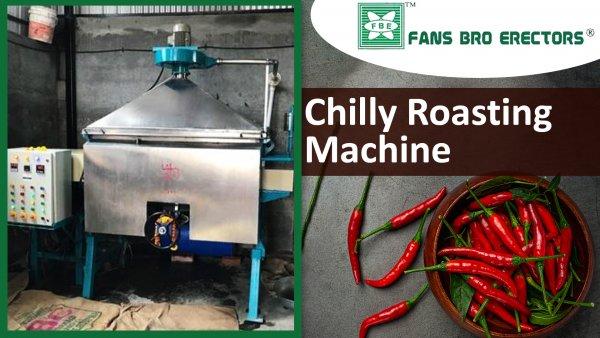 Our eminent range of roasters includes Chilli Roasters. These are available in Sizes ranging from 22 L to 5000 L. Higher size machines, can also be fabricated as per customer requirements. The chilli roasters can be fabricated in either full Stainless Steel 304 or Contact parts in Stainless Steel construction.Additional Information:Pay Mode Terms: L/C (Letter of Credit),T/T (Bank Transfer)Port of Dispatch: MumbaiProduction Capacity: 50 Units per AnnumDelivery Time: 5-6 WeeksPackaging Details: Standard Plastic wrapping or Seaworthy wooden cage for export consignments.