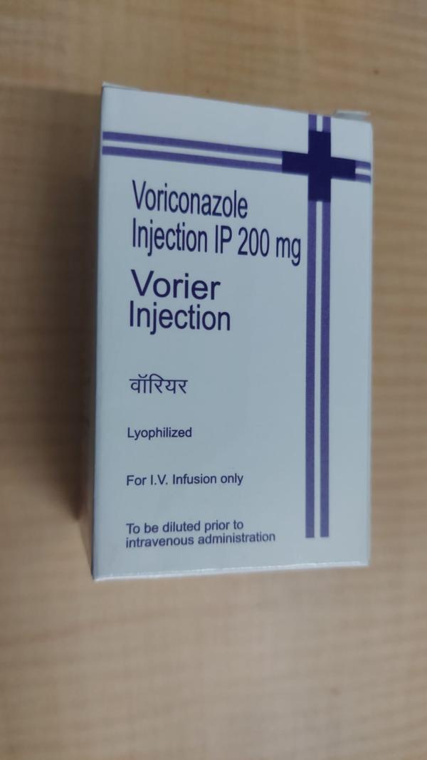 Vorier Injection belongs to a group of medicines called antifungals. It works by stopping the growth of fungus and is used to treat a wide range of fungal infections. It kills fungi by destroying the fungal cell membrane.