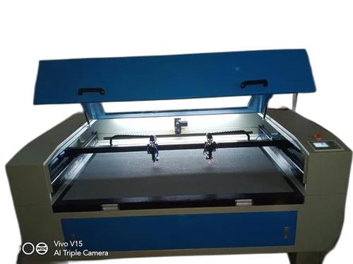 A CO2 dual head laser cutting machine is a type of laser cutting machine that uses two laser heads instead of one, which allows for faster and more efficient cutting of materials. The machine works by using two laser beams generated by exciting CO2 gas with an electrical discharge. The laser beams are directed through a series of mirrors and lenses to focus and guide the beams onto the material to be cut. With two laser heads, the machine can cut two pieces of material at the same time or cut two different designs simultaneously, increasing productivity and efficiency. CO2 dual head laser cutting machines are commonly used in industries such as signage, woodworking, and industrial manufacturing.Lakshmi International manufacture CO2 Dual Head Laser Cutting Machine in Coimbatore, Tamilnadu, South India.Additional Information:Delivery Time: 3 WEEKSPackaging Details: POLYTHIN RAPPING