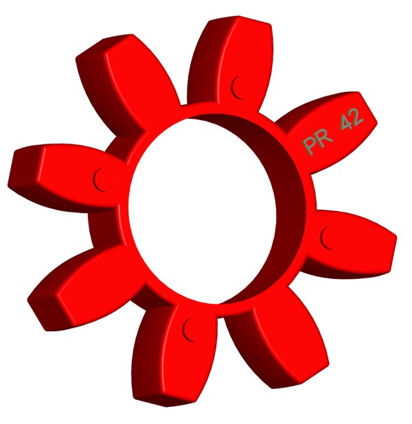 Material: PolyurethaneSize: 1. OD With Petal: 2. Ring Inner:3. Ring OD: 4. Thickness: 5. No. of Petal:We manufacture and provide high quality range of Spider Coupling. We complete focus in designing accurate size and dimension for perfect fitting.R Series Spider Range :PR14, PR19, PR24, PR28, PR38, PR42, PR48, PR55, PR65, PR75, PR90, PR100, PR110, PR125, PR140, PR160, PR180Additional Information:Delivery Time: 4 - 6 Working DaysPackaging Details: Standard