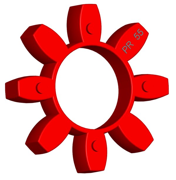 Material: PolyurethaneSize: 1. OD With Petal: 120mm2. Ring Inner: 60mm3. Ring OD: 70mm4. Thickness: 22mm5. No. of Petal: 8We manufacture and provide high quality range of Spider Coupling. We complete focus in designing accurate size and dimension for perfect fitting.R Series Spider Range :PR14, PR19, PR24, PR28, PR38, PR42, PR48, PR55, PR65, PR75, PR90, PR100, PR110, PR125, PR140, PR160, PR180Additional Information:Delivery Time: 4 - 6 Working DaysPackaging Details: Standard