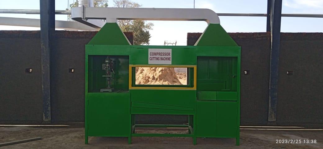 compressor cutting machine