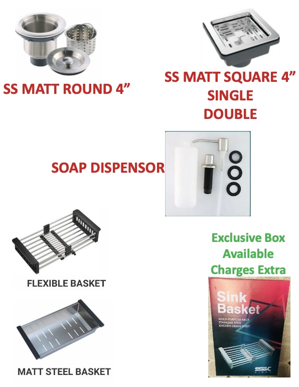 SS MATT ROUND 4”SS MATT SQUARE 4” SINGLE DOUBLESOAP DISPENSOR