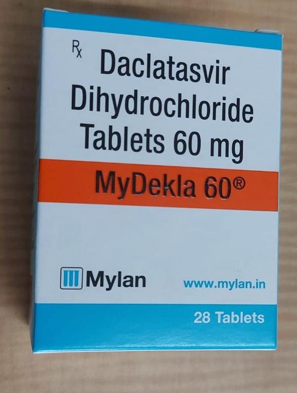 Mydekla Tablet is an antiviral medication. It is used along with other medications for the treatment of chronic hepatitis C virus (HCV) infection.