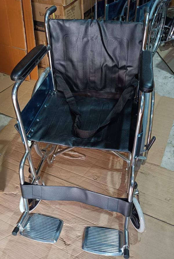 wheelchair in chrome plating