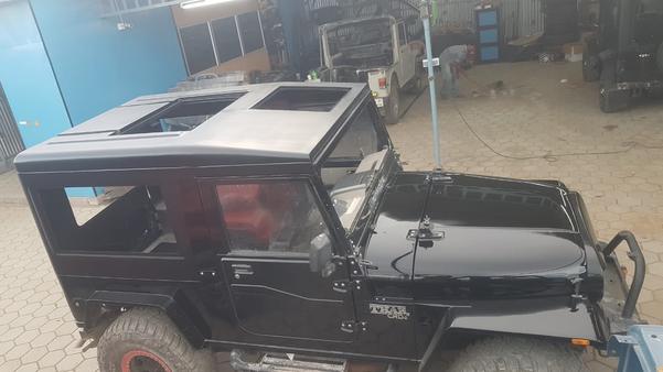 Jeep Metal HardtopFiber Smith specializes in jeep hardtops manufacturing. Metal Hardtops are made with heavier and durable materials. Hardtop for your Jeep provides better insulation and protection from natural calamities and exposure.We have multiple options of windows within Hardtop modified as per requirement. All windows are with approved safety glass and colour tinted. It reduces noise pollution drastically and you can carry on your conversation without raising your voice. Car’s stereo sound system and air conditioner will work better. All of these features add up to making a new look, safety & style from FIBER SMITH, a great value for your special jeep, also make comfort feel with interior finishing