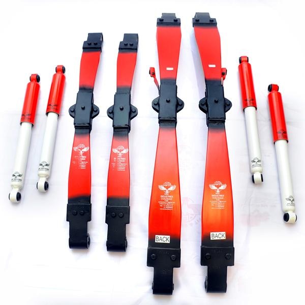 Thar SuspensionsLeaf spring suspension modification is unique and most common requirement in most of 4x4 models among Mahindra Thar Jeep modification. We have more requirements and specelized in Thar costomization and Jeep modification.the Most popular styled vehicle in India designed to carry 7 people but mostly people use for 1 to 4 passengers, where the suspension design creates a hurdle. With fitment of Composite leaf vibration has reduced from 0.9 Hz to 0.4 Hz as tested on the vehicle. You can definitely enjoy a feel of coil suspension car. Further ARC has increased the width of suspension which reduces the roll of the vehicle considerably & thus handling becomes like a car on corners, braking is better with leaf suspensions. Fatigue due to riding has totally been reduced half the way as per study done for last 28 years. These suspensions for Thar has highest demand in Off-Roading enthusiast where they are used in critical hilly road conditions for better stability & holding.Mahindra Thar ,Mahindra Thar DI