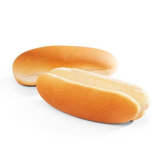 Freshly baked hot dog buns