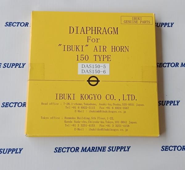 IBUKI KOGYO Diaphragm Ibuki DAS150-5 DAS150-6 For Ibuki Air Horn 150 TypeIBUKI KOGYO Diaphragm Ibuki DAS150-5 DAS150-6Made In JAPAN