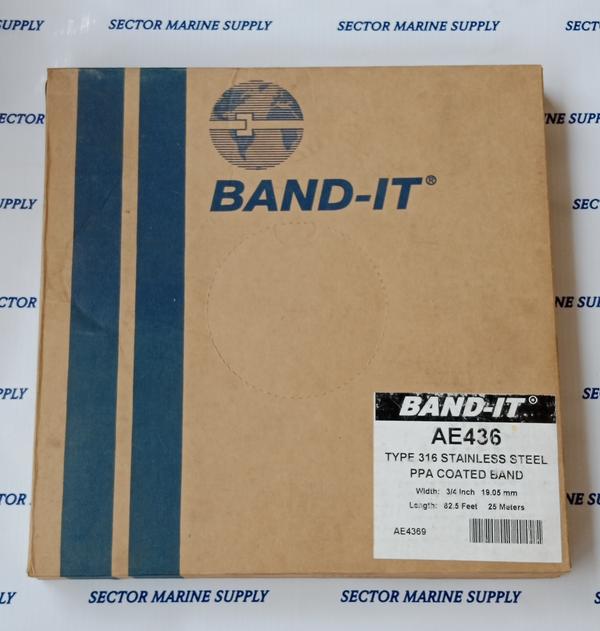 BAND-IT AE4369 Coated Band 316 Stainless Steel 3/4 inch 19.05mmBAND-IT AE4369Made In USA