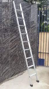 Aluminium Wall Support LadderAn aluminum wall support single ladder is a type of ladder that is designed to be placed against a wall or other vertical surface for support. It is typically made of aluminum, which is a lightweight and durable material that makes the ladder easy to move and maneuver.The ladder features a single side of rungs or steps for climbing, with the other side being designed to rest against the wall or other vertical surface for stability. This type of ladder is often used in construction, maintenance, and other industries where workers need to access high areas while maintaining stability and safety.Technical Specifications:-Color-SilverNumber Of Step-As Per HeightCountry of Origin-Made in IndiaLadder Type-Wall Supported Single LadderUsage/Application-Industrial,ConstructionSize-6 Feet to 20 FeetMaterial-AluminumLoad Bearing Capacity-150 KgIs It Foldable-Non FoldableWeight-As Per HeightShape-RectangleStep Size-12
