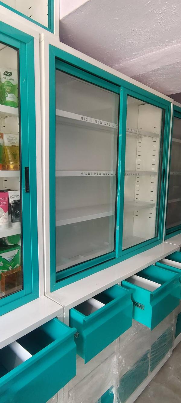 Mild Steel Pharmacy Medical Display Racks 