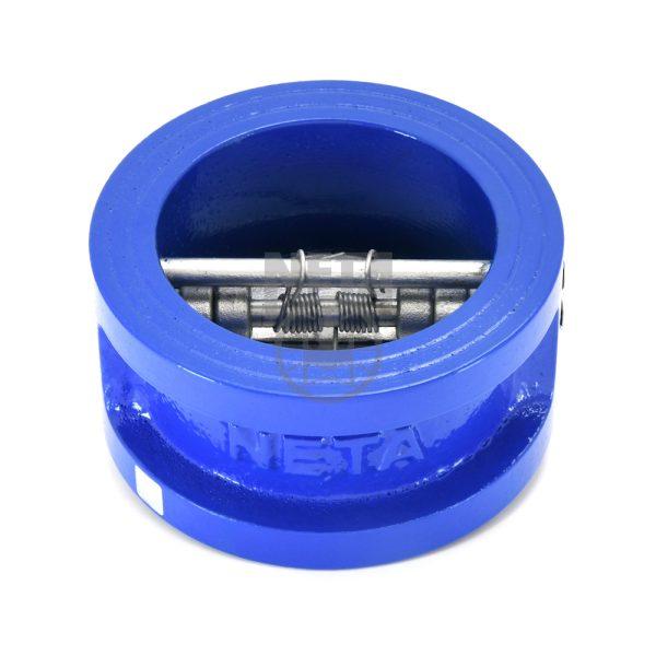 Cast Iron Dual Plate Check ValveBody : 348 PSIG Hyd.Seat : 232 PSIG Hyd., 15 PSIG Hyd. (Low Pressure)Max. Working Temperature : 80°C