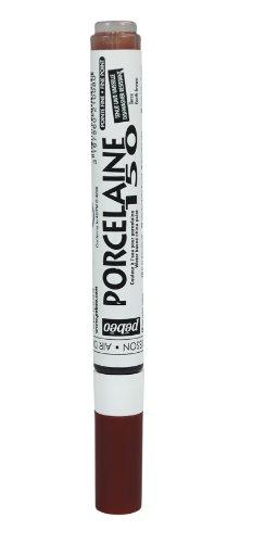 The porcelaine 150 fine tip markers are available in 9 opaque water based colors for china declined in 8 remarkably deep and brilliant colors, as well as in black; the colors have excellent light fastness and are wash-resistant even when not bakedThe paint is tack free in a few minutes and fully dry after a minimum of 24-hours; once fully dry, the finished piece may be baked for an enameled finish; this is not required for markers as they are wash resistant after air-drying for 72-hoursThe porcelaine 150 paint can be applied on porcelain, china, glazed earthenware, terracotta, metal, enameled sheet steel, copper and glassUse soapy water to clean work surfacesThe colors have remarkable resistance to dishwashing and to normal detergents after baking; the vitrea 160 markers are resistant to washing even if not baked