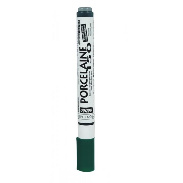The porcelaine 150 fine tip markers are available in 9 opaque water based colors for china declined in 8 remarkably deep and brilliant colors, as well as in black; the colors have excellent light fastness and are wash-resistant even when not bakedThe paint is tack free in a few minutes and fully dry after a minimum of 24-hours; once fully dry, the finished piece may be baked for an enameled finish; this is not required for markers as they are wash resistant after air-drying for 72-hoursThe porcelaine 150 paint can be applied on porcelain, china, glazed earthenware, terracotta, metal, enameled sheet steel, copper and glassUse soapy water to clean work surfacesThe colors have remarkable resistance to dishwashing and to normal detergents after baking; the vitrea 160 markers are resistant to washing even if not baked