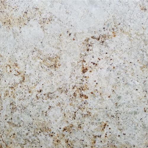 Colonial Cream Granite features a creamy base with flecks of gold, brown, rust, and grey. It has subtle golden patches which are sporadic throughout the stone. These make it appear aged, justifying this beautiful stone’s historic name. A warm neutral stone, it will blend effortlessly with a variety of other colours, making it a popular choice for any style of kitchen or bathroom. Colonial Cream granite tile has become one of the preferred choices for most builders and landscape contractors for designing interiors and exteriors spaces.