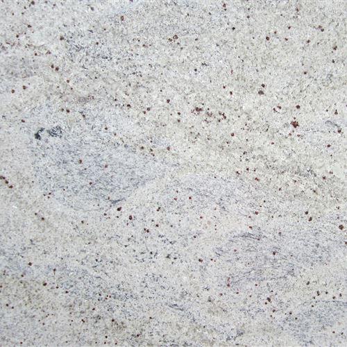 Kashmir White is a medium-grained, white-grey, granulite with mint-coloured shades and blackberry-coloured garnets quarried in India. This stone is especially good for Countertops, mosaic, exterior – interior wall and floor applications, fountains, pool and wall capping, stairs, window sills and other design projects. Kashmir White Granite – is one of the products that have numerous consumers and interior designers.
