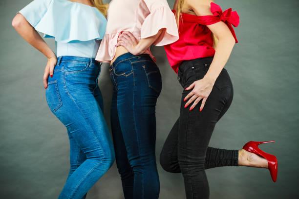 Ladies jeans are a type of pants designed specifically for women. They are typically made of denim fabric and come in various styles, including skinny, straight, bootcut, flare, and boyfriend. Jeans are a versatile wardrobe staple that can be dressed up or down depending on the occasion.When shopping for ladies jeans, it's important to consider factors such as fit, style, and wash. Fit is particularly important, as the wrong fit can be unflattering and uncomfortable. It's important to try on several pairs to find the right fit for your body type.When it comes to styles, skinny jeans are form-fitting and tapered, while straight jeans have a more relaxed fit through the leg. Bootcut jeans are flared slightly at the bottom to accommodate boots, while flare jeans are wider throughout the leg. Boyfriend jeans have a loose, relaxed fit and are meant to look like they were borrowed from a boyfriend.Wash refers to the color of the jeans, with options ranging from light to dark. Some popular washes include light blue, medium blue, dark blue, and black.Overall, ladies jeans are a versatile and timeless wardrobe staple that can be worn in a variety of settings and styled in different ways to suit your personal taste.