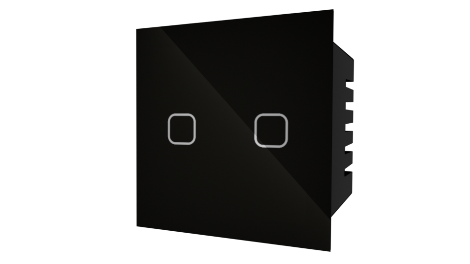 Voltage range: 110-250 VAC 50/60HZRated load: Inductive Load: - 2000WIndividual load control: 2 nosTesting Switching cycle: 1, 00,000 Lakh OperationWorking Temperature: -10°c to 70°cTouch surface ambient temperature: 30°c to 48°cWireless type: Wi-Fi 2.4 GHz (single strength > 75%)App Support: Android/IOS (Smart Life)Weight: 70 gmsSize: 2 Modular, 50 mm*48 mm*49 mm
