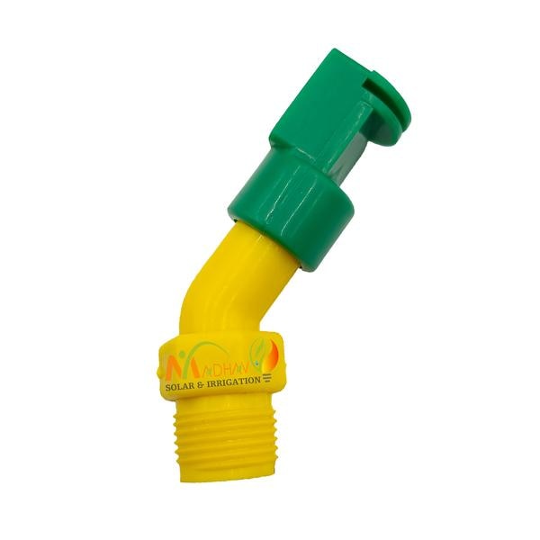Solar panel clean spray nozzle180 degree-Yellow Green UV Protected -2 Feet Radius -1/2” Male Thread (3 Year Guarantee) 