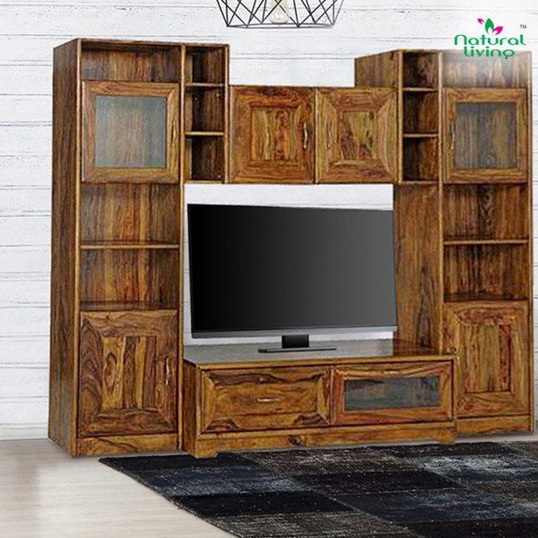 Our presented range of Wooden TV Unit is broadly employed in the market for their durable nature. Due to their top features, these are enormously demanded in the market.