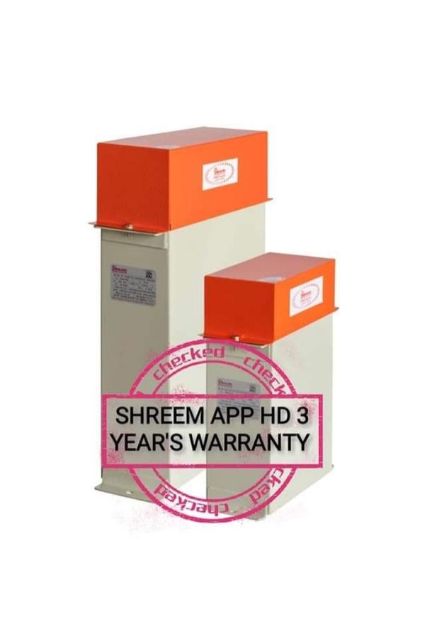 APP BOX TYPE SHREEM BRAND CAPACITOR BANK & 3 YEAR WARRANTY WITH SERVICE SUPPORT.