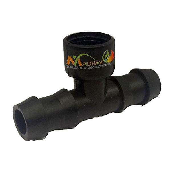 Barbed Thread Lateral Pipe tee Size-20mm x 1 x 2’’ (Thread)