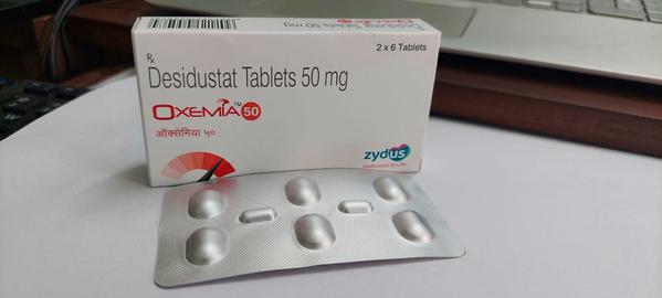 Oxemia 50 Tablet is used in the treatment of anemia that may have occurred due to chronic kidney disease. It works by stimulating the bone marrow to produce more red blood cells.