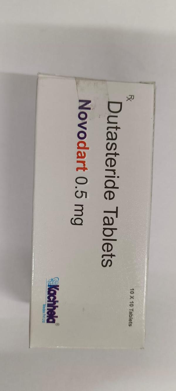 Dutasteride is used in the treatment of benign prostatic hyperplasia. It shrinks the size of the enlarged prostate gland to relieve symptoms like pain and difficulty in passing urine.