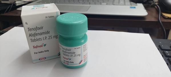 Tafnat Tablet is used in the treatment of HIV infection and chronic hepatitis B virus (HBV) infection. It prevents the multiplication of viruses in human cells. This stops the virus from producing new viruses and clears up your infection.