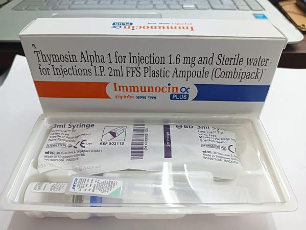 THYMOLIV INJECTION is an antiviral medicine that is used in the treatment of chronic hepatitis B virus (HBV) infection. It boosts up the immunity by increasing the activity of cells which have a protective function.