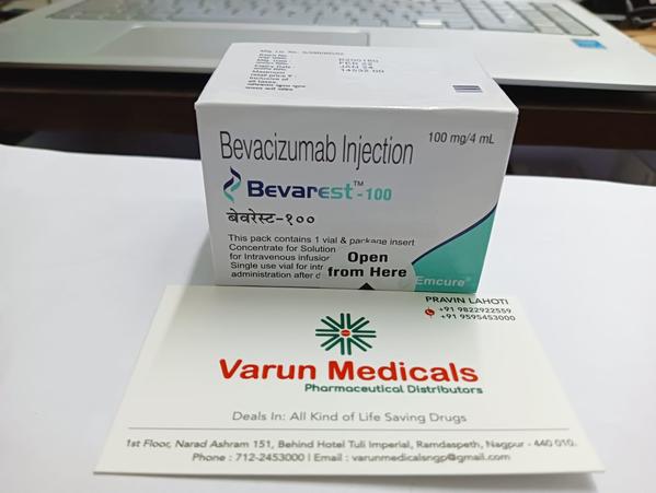 Bevarest  Injection is an anticancer medication. It is used in the treatment of cancer of colon and rectum, non-small cell lung cancer, kidney cancer, brain tumor, ovarian and cervical cancer. It helps to prevent the growth of new blood vessels that feed tumors and stops tumors from growing.