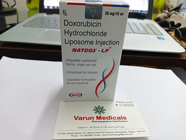 Natdox-LP Injection is used in the treatment of some kinds of cancer. It is also used in the treatment of breast cancer, where there is an increased cardiac risk. It can be used on its own, or sometimes given together with certain other medicines as part of combination chemotherapy.